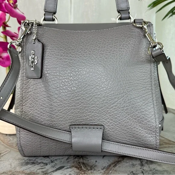 NWOT Coach Faye Convertible Backpack F30525 SV/Heather Gray MSRP $450